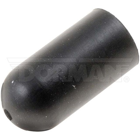 MOTORMITE 3/8 In Rubber Black Vacuum Cap, 47395 47395